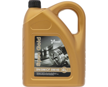 OLEJ SPECOL 5W40 4L SPEC GOLD SN/CF / A3/B4 / LL01 / 9.55535-Z2 / 226.5 229.3 229.5 / B71 2296 / A40 / 0710 / 502.00 505.00