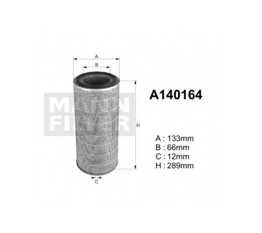 A140164 Filtr powietrza Denckermann