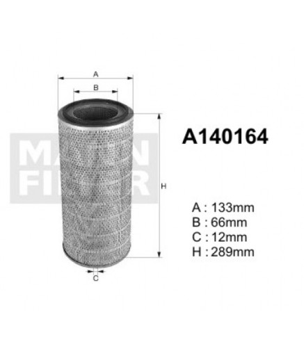 A140164 Filtr powietrza Denckermann
