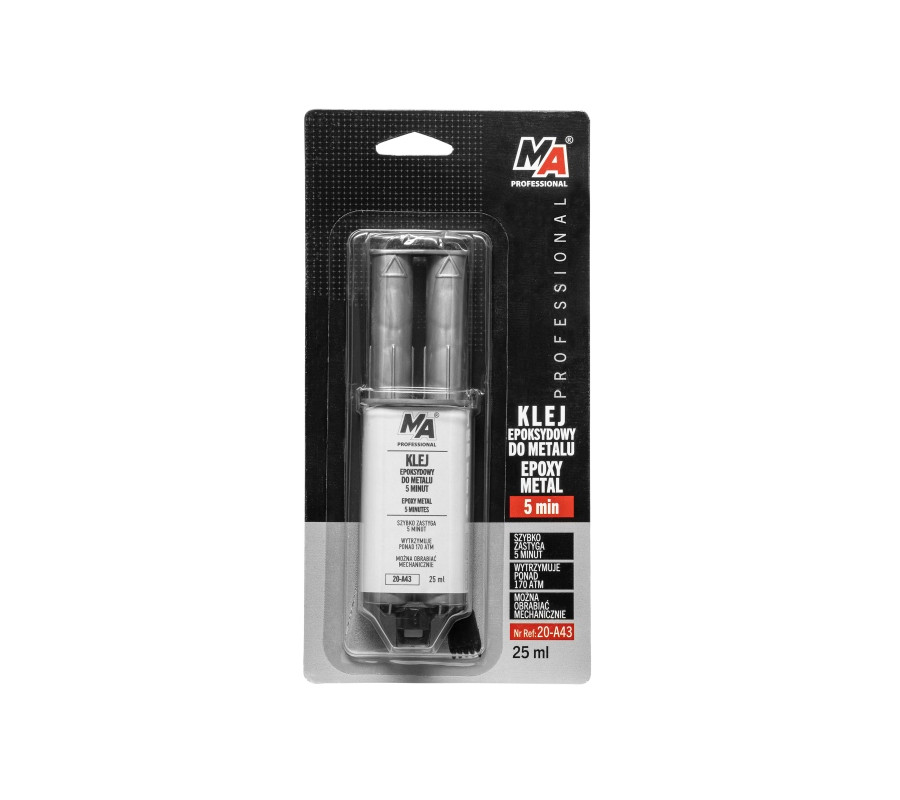 KLEJ EPOKSYDOWY 25ML STRZYKAWKA / MA PROFESSIONAL