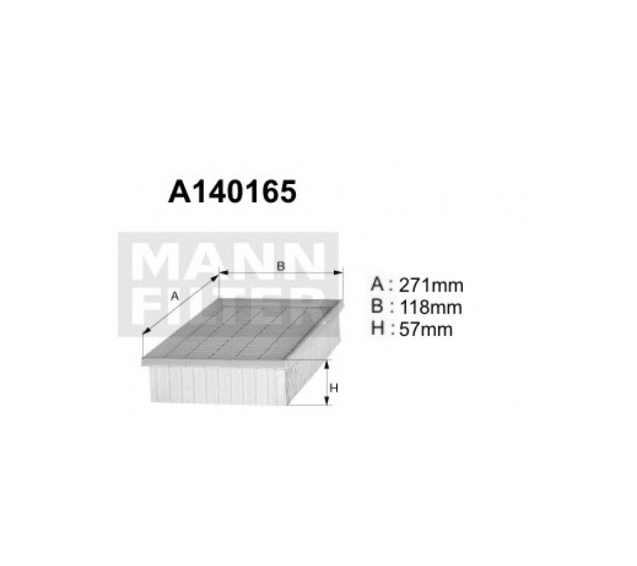 A140165 Filtr powietrza Denckermann