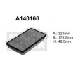 A140166 (AP113/1) Filtr powietrzaDENCKERMANN