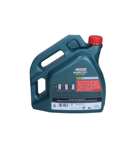 OLEJ CASTROL 5W30 4L MAGNATEC DUALOCK / A3/B4 / SL / 229.3 229.5 226.5 / RN0700/710 / 502.00 505.00
