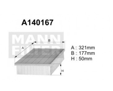 A140167 Filtr powietrza Denckermann
