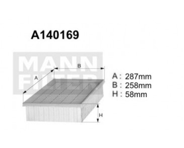 A140169 Filtr powietrza Denckermann