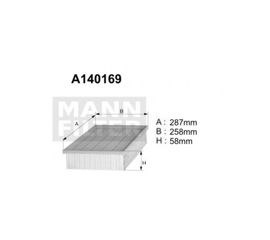 A140169 Filtr powietrza Denckermann