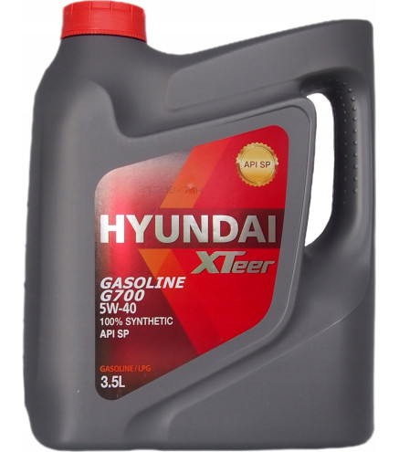 HYUNDAI XTeer 5W40 Gasoline G700L olej OE 3.5L