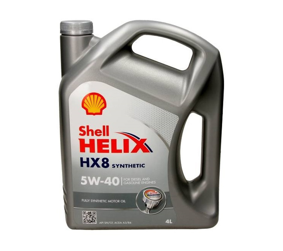 OLEJ SHELL 5W40 4L HELIX HX8 SN / A3/B4 / 229.3 / 502.00 505.00 / 229.3 / RN710 / 9.55535-M2