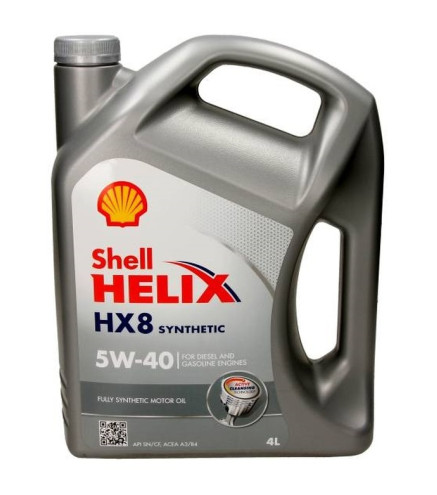 OLEJ SHELL 5W40 4L HELIX HX8 SN / A3/B4 / 229.3 / 502.00 505.00 / 229.3 / RN710 / 9.55535-M2