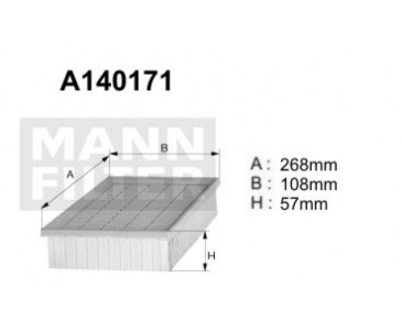 A140171 Filtr powietrza Denckermann