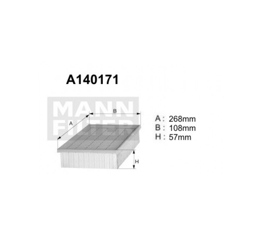 A140171 Filtr powietrza Denckermann