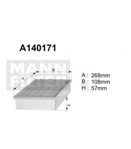 A140171 Filtr powietrza Denckermann