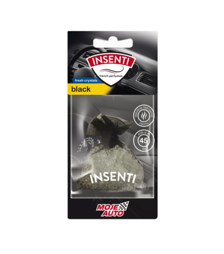 ZAPACH WORECZEK ZAPACHOWY 20G INSENTI BLACK / MOJE AUTO