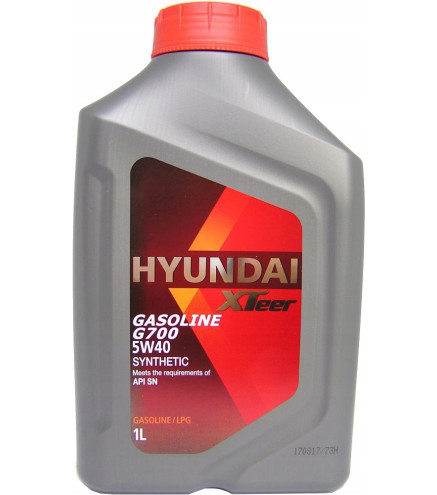 HYUNDAI XTeer 5W40 5W-40 Gasoline G700L olej OE 1L