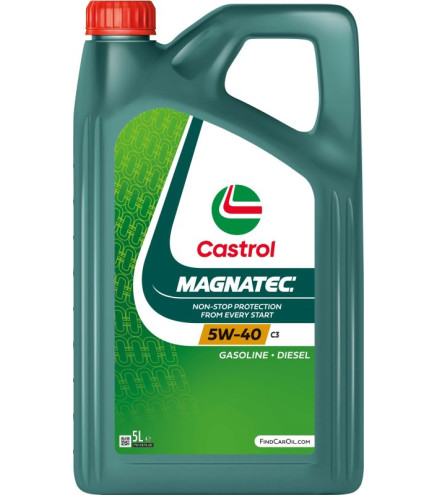 OLEJ CASTROL 5W40 5L MAGNATEC DUALOCK / SN / C3 / LL04 / FIAT 9.55535-S2 / 226.5 229.31 / RN0700/0710