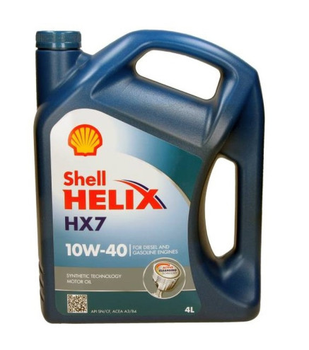 OLEJ SHELL 10W40 4L HELIX HX7 / 502.00 505.00 / 229.3