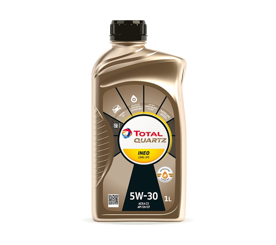 OLEJ TOTAL QUARTZ 5W30 1L INEO LONGLIFE SN  / LOW SAPS C3 / 229.51 / 504.00 507.00 / LL04 / C30 / POMPOWTR. / DPF