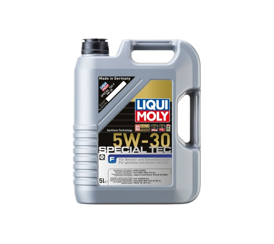 OLEJ LIQUI MOLY 5W30 5L LEICHTLAUF SPECIAL TEC F / FORD / A5/B5 / WSS M2C 913 D / STJLR.03.5003 / 9.55535-G1