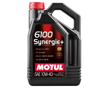 OLEJ MOTUL 10W40 4L 6100 SYNERGIE+ / A3/B4 / SN / 501.01 505.00 / 229.3 / B71 2300 / RN710