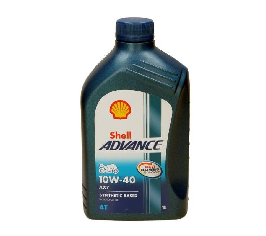 OLEJ SHELL 10W40 1L ADVANCE 4T AX7 / MOTOCYKLE