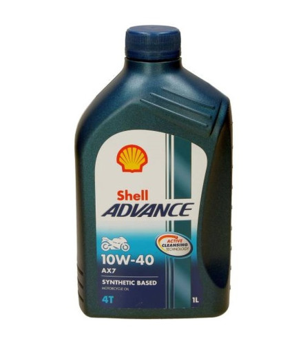 OLEJ SHELL 10W40 1L ADVANCE 4T AX7 / MOTOCYKLE