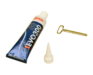 MASA USZCZELNIAJĄCA (SILIKON) 70ML SZARA OD -70°C DO 300°C / CORTECO