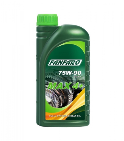 OLEJ FANFARO 75W90 1L MAX4+ GL4+ SYNTHETIC / 501.50 / MIL-L-2105