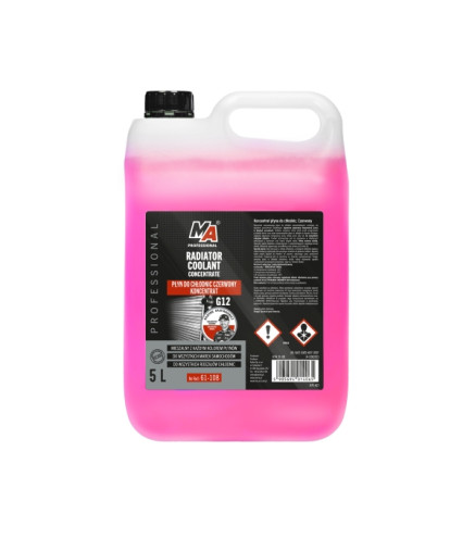 PŁYN DO CHŁODNIC 5L CZERWONY JAKOŚĆ G12 KONC. NA DODATKACH BASF RADIATOR COOLANT / MA PROFESSIONAL