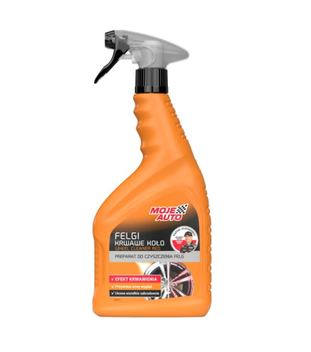 ŚRODEK DO CZYSZCZENIA FELG 750ML KRWAWE KOŁO / MOJE AUTO