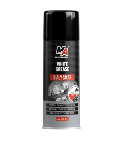 SMAR LITOWY BIAŁY 400ML SPRAY WHITE GREASE / MA PROFESSIONAL
