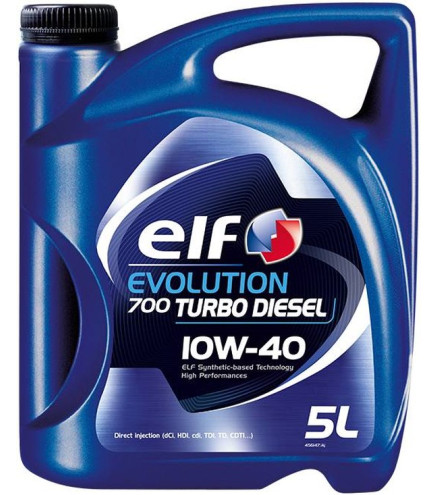 OLEJ ELF 10W40 5L EVOLUTION 700 TURBO DIESEL / A3/B4 / 229.1 / 501.01 505.00