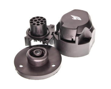 GNIAZDO HAKA ELEKTRYCZNE 13-BIEGUNOWE Z ODŁĄCZENIEM ŚWIATŁA PRZECIWMGIELNEGO (13 PIN)