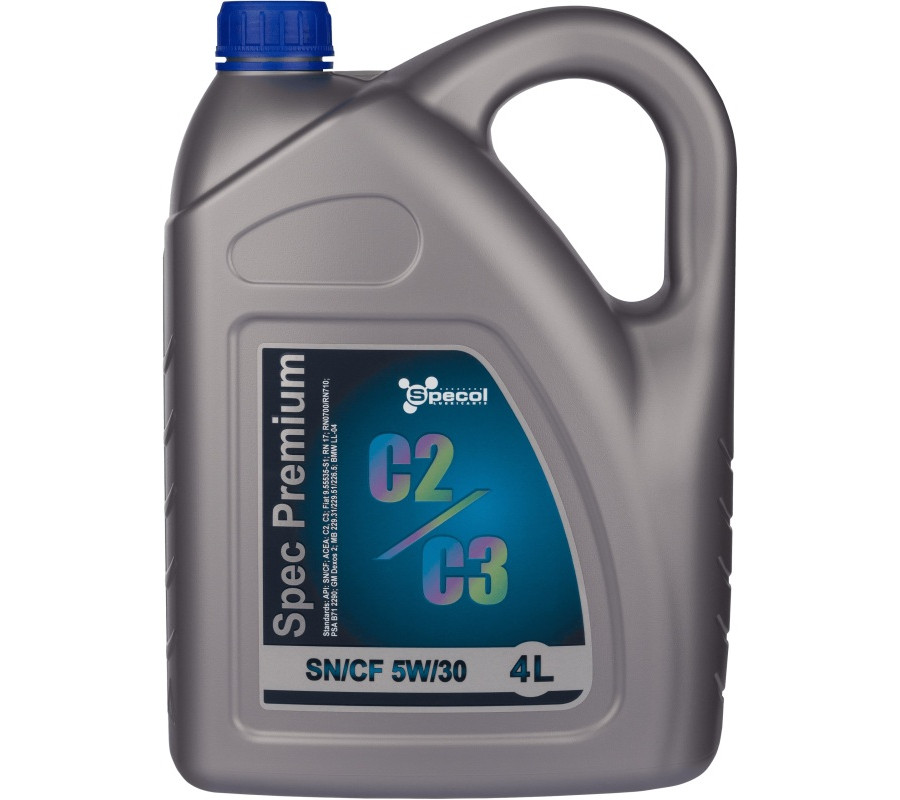 OLEJ SPECOL 5W30 4L PREMIUM C2/C3 / SN/CF / LL04 / 9.55535-S1 / DEX2 / 229.31 229.51 229.52 226.5 / B71 2290 (2018R.- ) / RN17