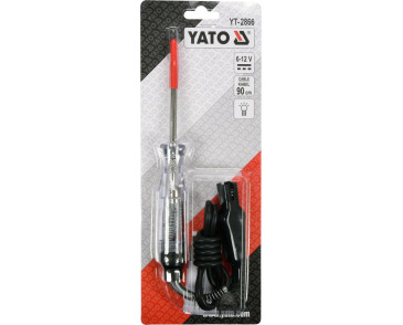 SAMOCHODOWY PRÓBNIK NAPIĘCIA 6-12V, KABEL 90CM