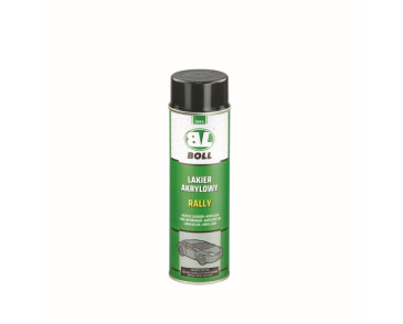 LAKIER AKRYLOWY 500ML W AEROZOLU POŁYSK RALLY CZARNY / BOLL