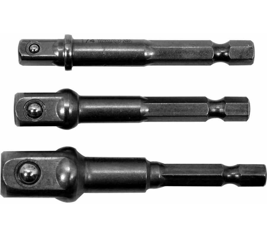 ADAPTERY HEX DO NASADEK-1/4, 3/8, 1/2