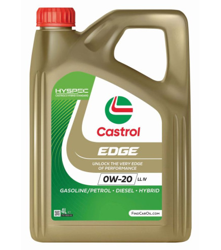 OLEJ CASTROL 0W20 4L EDGE LL04 / C5 / 508.00 509.00 / PORSCHE C20 / WSS-M2C956-A1