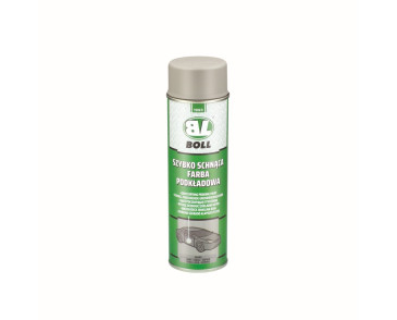 FARBA PODKŁADOWA 500ML SZYBKOSCHNĄCA AKRYLOWA W AEROZOLU SZARA / BOLL