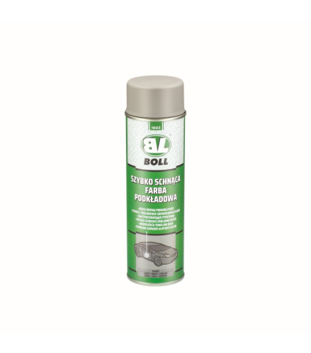 FARBA PODKŁADOWA 500ML SZYBKOSCHNĄCA AKRYLOWA W AEROZOLU SZARA / BOLL