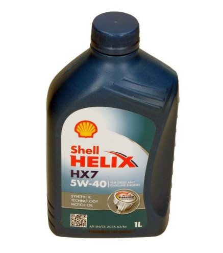 OLEJ SHELL 5W40 1L HX7 A3/B4 / SN / 502.00 505.00 / 229.3 / 9.55535-M2 / RN0710
