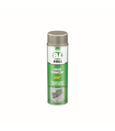 LAKIER TERMICZNY 500ML W AEROZOLU SREBRNY 650°C / BOLL