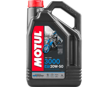 OLEJ MOTUL 20W50 4L 3000 4T MINERALNY / MOTOCYKLE