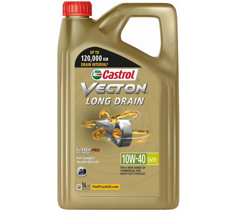 OLEJ CASTROL 10W40 5L VECTON LONG DRAIN E6/E9 / CJ-4 / 228.51 / M3477/3271-1 / VDS-4 / RLD-3
