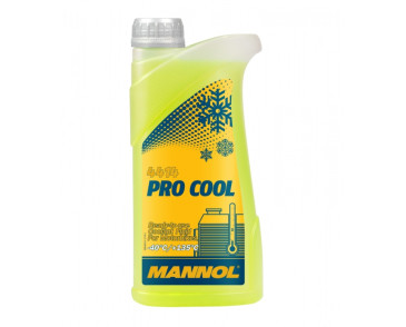 PŁYN DO CHŁODNIC MOTO. PROCOOL -40°C/+135°C 1L / MANNOL