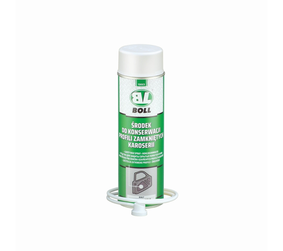 ŚRODEK DO KONSERWACJI PROFILI ZAMKNIĘTYCH SPRAY BIAŁY 500ML / BOLL