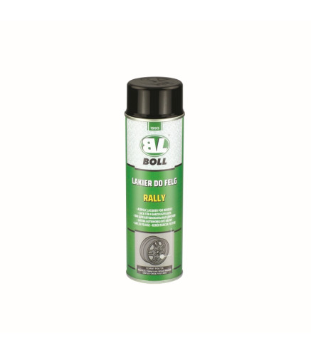 LAKIER AKRYLOWY 500ML W AEROZOLU CZARNY POŁYSK DO FELG SAMOCHODOWYCH / BOLL