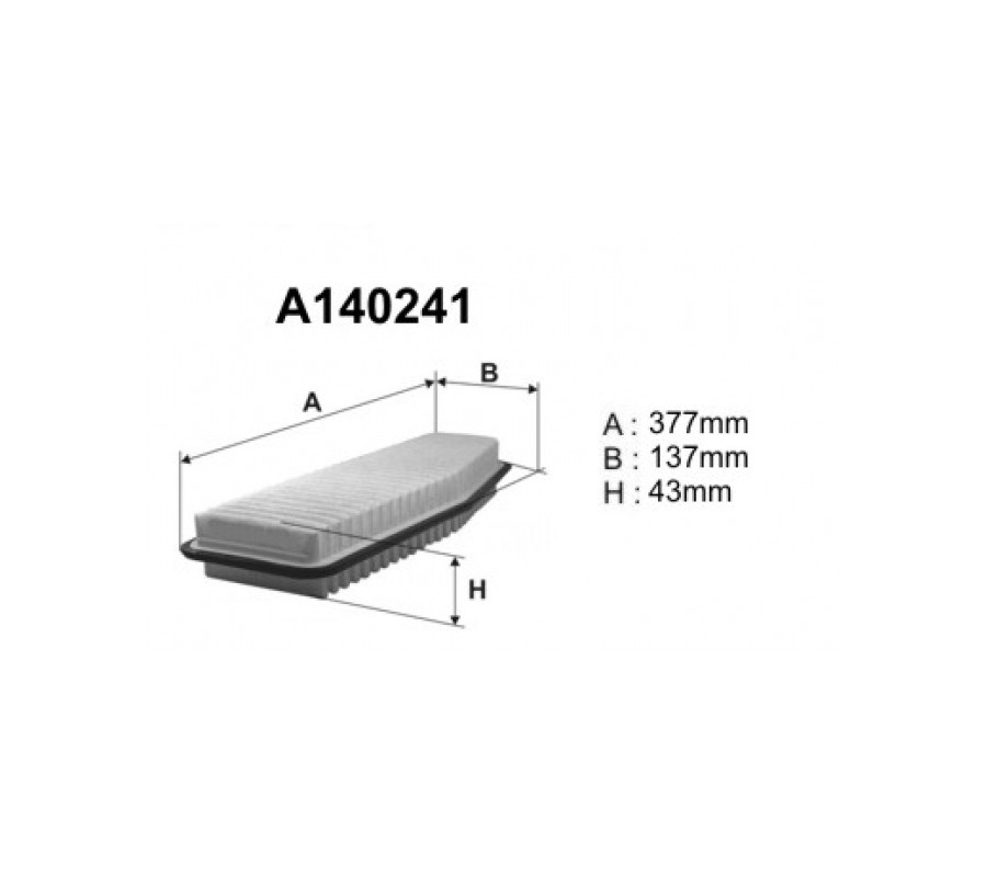 A140241 (AP142/5) Filtr powietrzaDENCKERMANN