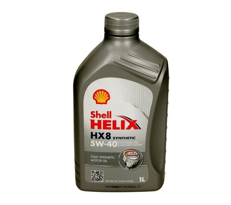 OLEJ SHELL 5W40 1L HELIX HX8 SN / A3/B4 / 229.3 / 502.00 505.00 / 229.3 / RN710 / 9.55535-M2