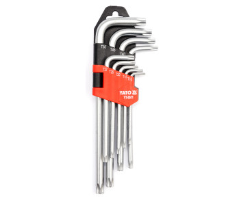KLUCZE IMBUSOWE TORX T10 - T50, 9 CZ