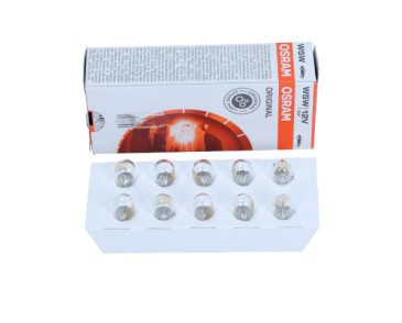 ŻARÓWKA W5W 12V/5W W2,1X9,5D (CAŁOSZKLANA) ORIGINAL 12V 10SZT.